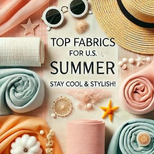 Top Fabrics for U.S. Summer Fashion: Stay Cool and Stylish in Hot and Humid Weather
