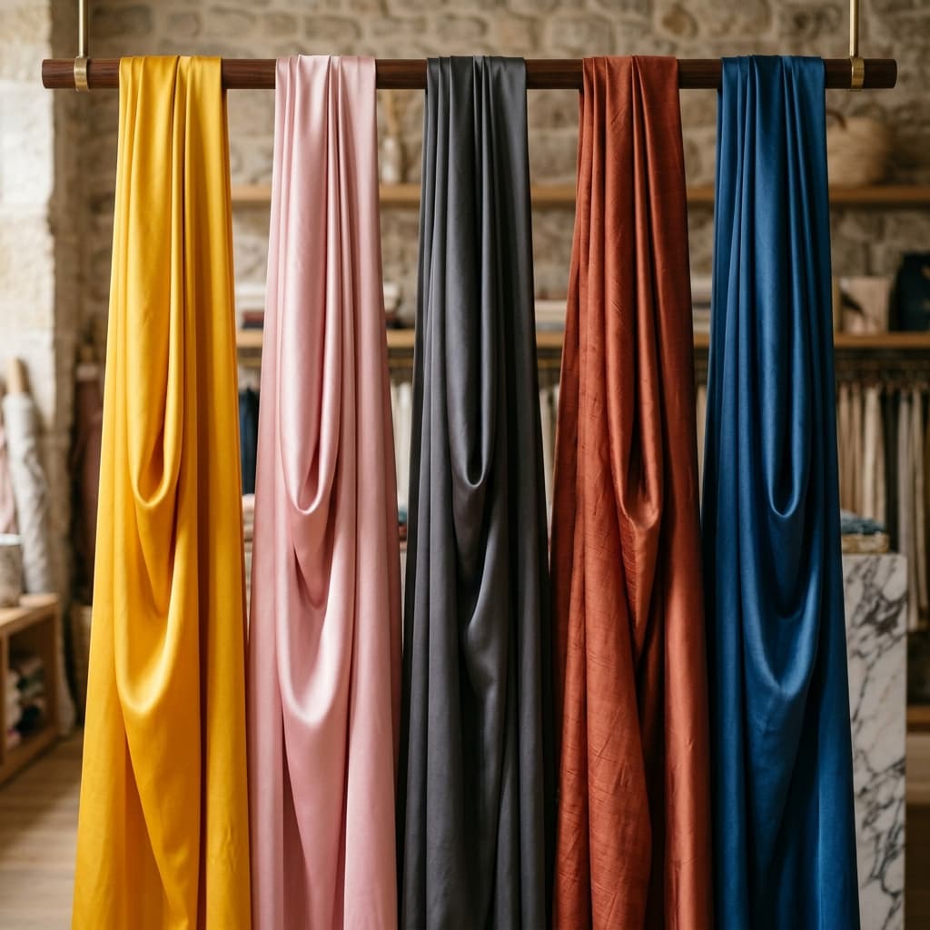 Crimson Velvet Drape