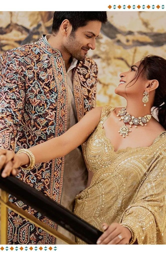 Richa and Ali Cocktail Party Look