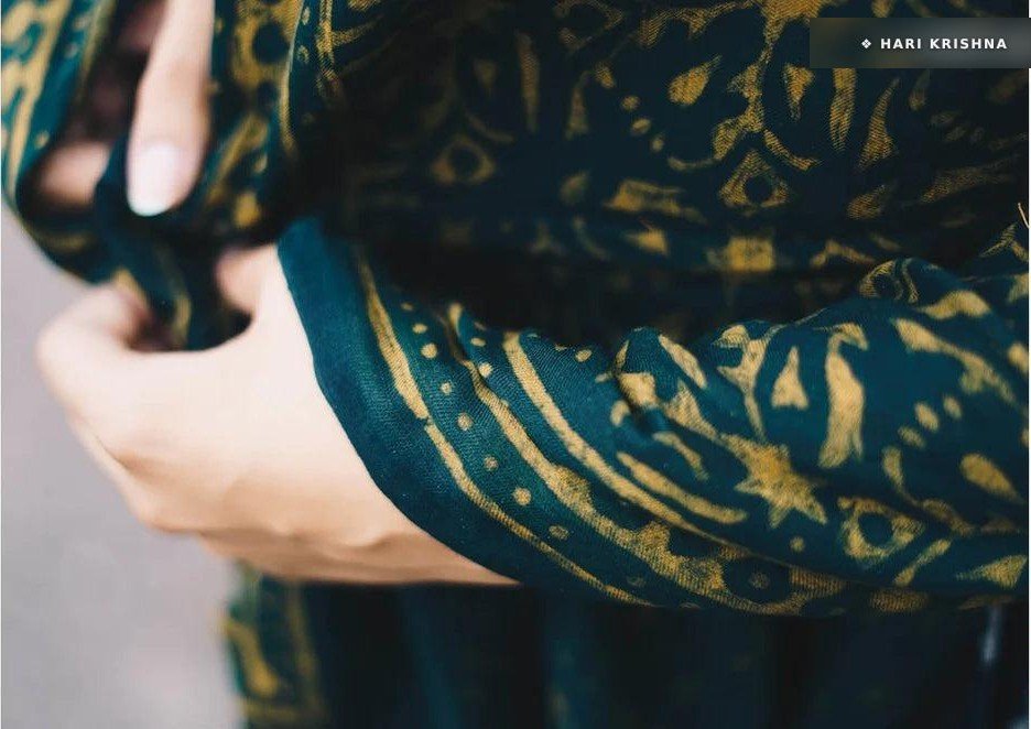 Dobby Fabric - Hari Krishna