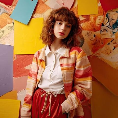 virant colorful clothes