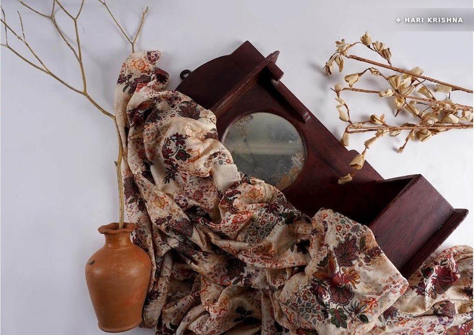 Madras Muslin Net Fabric