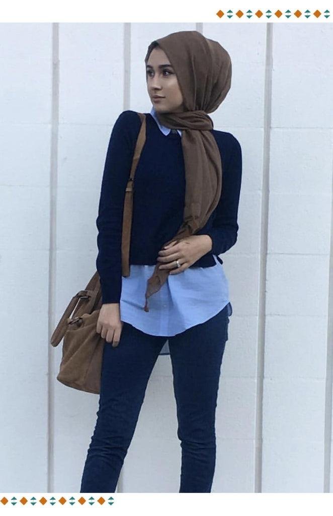 Hijab with jeans