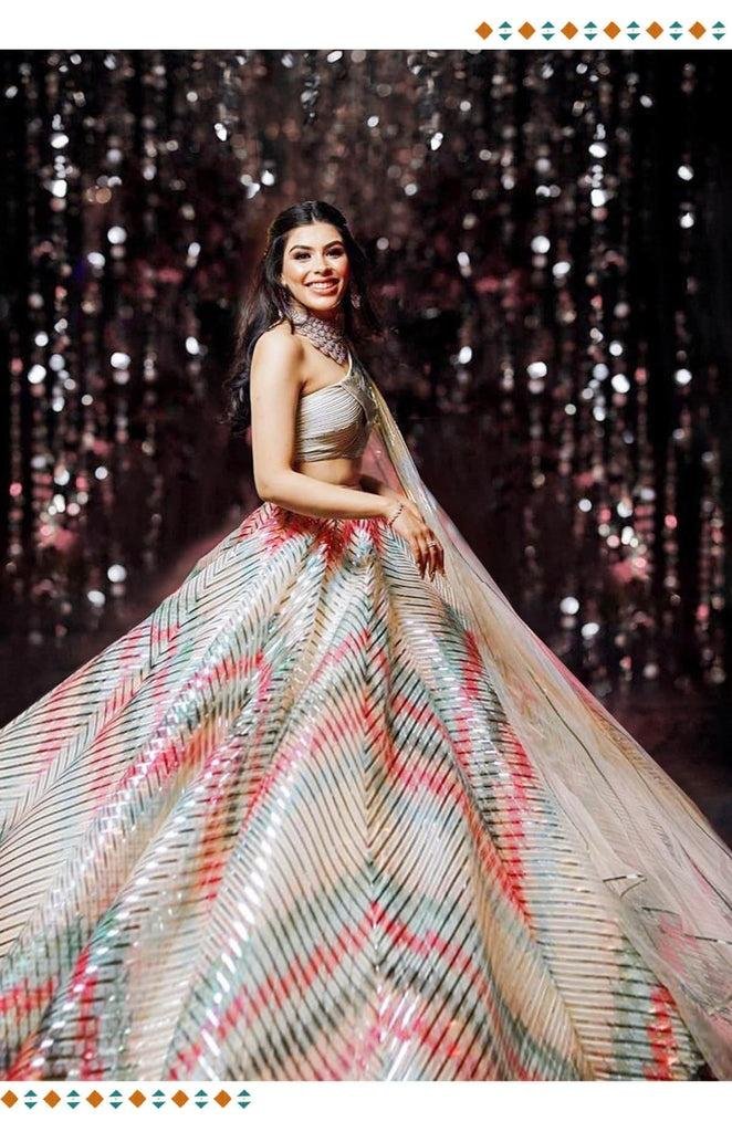 Technicolor Lehenga And Color Theme