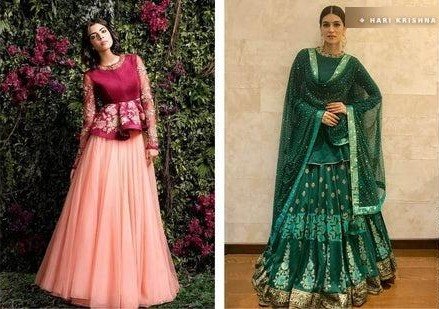 Lehenga With Long Cholis